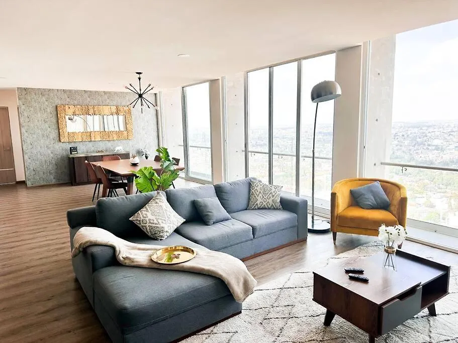 Luxury 3Br Apartment W Pool, Spa & Stunning Views Puebla 0*,  Mexico